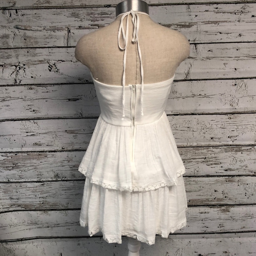 Teeze Me Halter Dress With Ruffle Bottom EUC - Picture 4 of 7